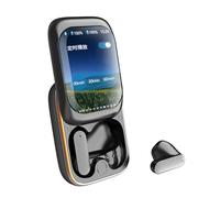 QUXVUIS Casque Bluetooth sans Fil Profitez d'une Longue durée de Vie de la Batterie Partout sans Fil Bluetooth ABS écran Tactile Goutte Casque, Noir