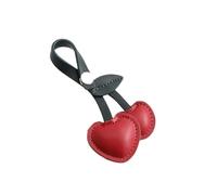 QUXVUIS Ce porte-clés cerise mignon et charmant apporte une touche d'élégance à n'importe quel sac et se porte facilement. Idéal pour sacs à, portefeuilles et accessoires