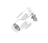 QUXVUIS Charmant bougeoir rotatif pour bougie chauffe-plat qui ajoute une lueur subtile à la décoration intérieure. Bougeoir rotatif pour dîner, Hibou, 4.4 x 13 cm