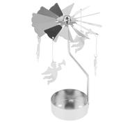 QUXVUIS Charmant bougeoir rotatif pour bougie chauffe-plat qui ajoute une lueur subtile à la décoration intérieure. Bougeoir rotatif pour dîner, Angle, 4.4 x 13 cm