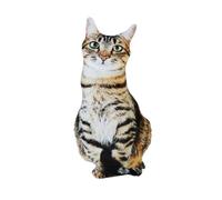 QUXVUIS Chat Poupée Réaliste en Peluche Jouet Meubles Décoration Peau Fermer pour Enfants Réaliste en Forme d'animal 3D Douceur Simulation, Type 1, 50 cm (0.32 kg)
