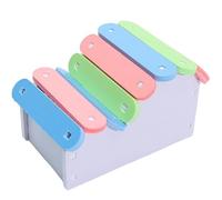 QUXVUIS Château Maison Petite cachette Hamster Deluxe Deux Arc étanche drôle nid de Couchage Plaque en Bois étui Accessoires Animaux de Compagnie