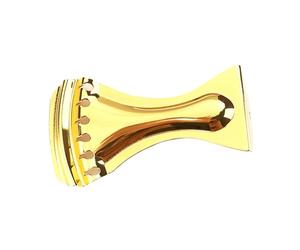 QUXVUIS Chevalet de basse électrique 6 cordes, cordier en métal durable, installation facile, sonorité améliorée pour guitare, forme arrondie à l'arrière, améliore la