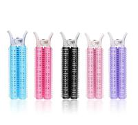 QUXVUIS Cheveux racine moelleux Clips frange coiffure coiffure épingles à cheveux pinces paresseux bouclés dormir Portable bigoudis en plastique, 5PCS Couleur Aléatoire