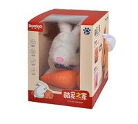 QUXVUIS Chiot Robot réaliste pour Animaux de Compagnie électroniques pour Un Jeu Joyeux La Taille Mini du Jouet de Lapin électronique Augmente. Que ce Soit en Voyage