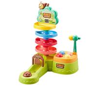 QUXVUIS Circuit de balle coulissante pour bébé garçon, conçu pour développer la motricité fine et stimuler l'apprentissage par le jeu et l'interaction. Balle qui tombe et roule, jouet à faire tourner.