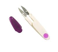 QUXVUIS Ciseaux à tissu en forme de U utiles bricolage créatif ménage étudiant magnifiques cisailles cisailles à fil pour un usage quotidien au point de croix