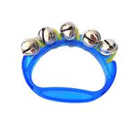QUXVUIS Cloches à Main pour bébé, Facile à Apprendre Pendant des Heures de Plaisir, Jouet éducatif, hochet, Cloches de traîneau, Cadeau , Bleu