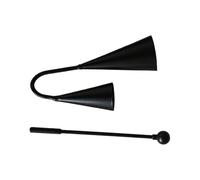 QUXVUIS Cloches Agogo à percussion, outil pédagogique portable et compact pour l'initiation musicale, facile à utiliser et renforçant la en soi des enfants. Instrument, 18 x 11 cm