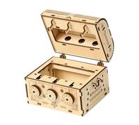 QUXVUIS Coffret à Puzzle en Bois, idéal pour Les Loisirs créatifs et Les Amateurs de Bricolage. Solution de Rangement Unique et créative. Boîte à
