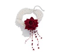 QUXVUIS Collection de bijoux vampire durables et robustes, cadeau d'anniversaire, inspiration, accessoires vampires pour femmes, collier facile à porter, 6642K2, un