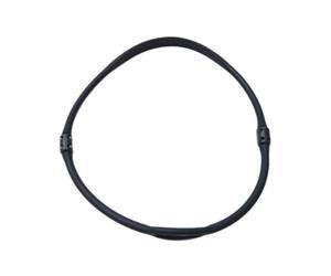 QUXVUIS Collier Porte-détendeur de plongée Confortable en Silicone, plébiscité par Les plongeurs recherchant fiabilité et flexibilité. Collier Porte-détendeur de plongée Flexible, Noir, 25 cm