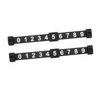 QUXVUIS Compteurs de Score légers et résistants pour Baby-Foot, Tableaux de Score Haut de Gamme, Accessoires indispensables pour Le Hockey sur air et Autres activités de, Noir, 18 x 2 x 1.1 cm