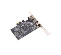 QUXVUIS Contrôleur PCI-E performant avec Carte PCI-E dotée de 3 Ports externes prenant en Charge Les connexions Haut débit. Carte Adaptateur de Mini-connecteur.