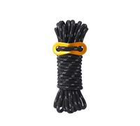 QUXVUIS Corde d'escalade Fabrication Boucle en Alliage randonnée élingue Cordon chaîne résistance à l'usure Accessoires de Survie câble Paracord Cordes de sécurité, Le Noir