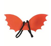 QUXVUIS Costume de vampire pour enfants, amusant et mystérieux, ailes de chauve-souris, vêtements légers, accessoires, ailes chauve-souris en PU pour enfants, Aile orange, 0-5 ans