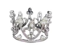 QUXVUIS Couronnes en strass durables - Ajoutez de l'élégance Pour aux célébrations d'anniversaire. Couronnes légères pour garçons et filles, argent