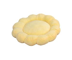 QUXVUIS Coussin Rond Confortable pour Animaux de Compagnie, lit Moelleux et très résilient pour Chiots, lit antidérapant à pétales pour Chats offrant Une expérience de Vie Unique pour Les Animaux