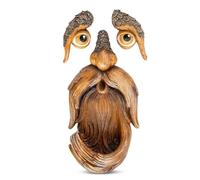 QUXVUIS Décoration d'extérieur « Visages d'arbres » : Une œuvre d'art