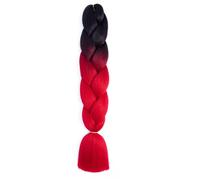 QUXVUIS Démarquez-vous dans le style Extensions de cheveux tressés pour les chanteurs de rock cheveux tressés synthétiques Jumbo, B1
