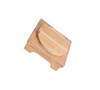 QUXVUIS Dessous de plat en bois, antidérapants et résistants à la chaleur, avec une belle texture généreuse et un aspect naturel. Accessoires de cuisine : dessous plat en bois pour plats chauds et