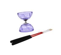 QUXVUIS Diabolo, Jouet Classique et interactif, idéal pour développer la Coordination œil-Main et la Forme Physique des Adolescents. Diabolo à Double tête avec roulements en Gel Souple.