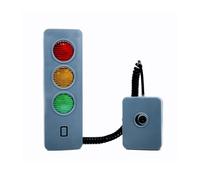 QUXVUIS Dispositif de stationnement Automatique de lumière Fonctionnement sans Fil pour capteur stationnement feu Circulation LED ABS Haute sensibilité arrêt Automatique