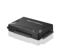 QUXVUIS Disque Dur SATA 2.5/3.5 USB 3.0 IDE SDD Adaptateur avec câble de lumière LED convertisseur de données Ordinateur Portable Ordinateur Portable
