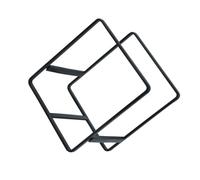 QUXVUIS Égouttoir à Vaisselle Peu encombrant, empilable et Pratique pour Organiser Les Assiettes, Support Multifonctionnel, Organisateur d'assiettes, Support de Cuisine, Noir, S