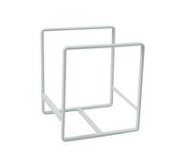 QUXVUIS Égouttoir à Vaisselle Peu encombrant, empilable et Pratique pour Organiser Les Assiettes, Support Multifonctionnel, Organisateur d'assiettes, Support de Cuisine, Blanc, S