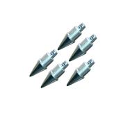 QUXVUIS Embout de Rechange pour mât de Tente, Accessoire Robuste en Alliage d'aluminium léger, idéal pour Les auvents, abris et tentes de Type Gazon (Type