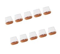 QUXVUIS Embouts de Canne à pêche, Housses de Porte-Cannes intégrées pour Une praticité Accrue, en TPR, protègent Le matériel, Anneau Fixation, du Fond du leurre, Clair, 2.8 x 2.5 cm