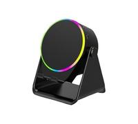 QUXVUIS Enceinte à Induction pour, Support de Haut-Parleur Bluetooth sans Fil avec Batterie intégrée, créant Une atmosphère Romantique, Noir