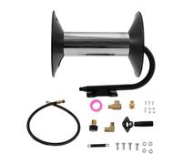 QUXVUIS Enrouleur de Tuyau Haute Pression Robuste de 30 m (100 pi) avec Bras pivotant et Accessoires pour Le Lavage extérieur du Jardin. Accessoires pour Enrouleur de Tuyau