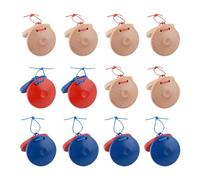 QUXVUIS Ensemble de 12 castagnettes en Bois pour Apprendre et Jouer du Rythme. Apprenez la Musique en Toute créativité ! Ce kit Comprend 12 castagnettes Bois à Monter soi-même.