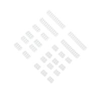 QUXVUIS Ensemble de 24 Attaches de câbles pour Ordinateur, résistantes et efficaces, pour Une Organisation optimale des câbles : 12 Attaches 8 Broches et, Blanc, 4 Broches 6 24