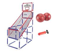 QUXVUIS Ensemble de Panneau de Basket-Ball pour Enfants, Jouet d'intérieur, Basket-Ball d'aventure et Sport Amusant, Hauteur réglable, Cadeau d'anniversaire , 2 balles