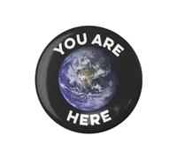 QUXVUIS Épingle unique et artistique - Démarquez-vous avec une épingle unique et artistique, badge d'identification moderne et minimaliste, Terre environnementale
