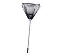 QUXVUIS Épuisette de pêche Portable avec Manche télescopique Robuste, Filet | flottant, outil léger et polyvalent pour diverses utilisations, épuisette pliable en acier inoxydable
