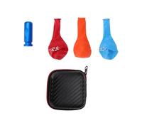 QUXVUIS Équipement d'égalisation auriculaire pour l'apnée, en Alliage d'aluminium, avec étui de Rangement Pratique. Idéal pour la Pratique des Sports sous-Marins, notamment, Bleu, 5.9 cm