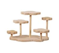 QUXVUIS Étagère de Rangement et présentoir élégant pour poupées de Collection, offrant Une Solution Pratique pour Exposer poupées et Produits cosmétiques. Support en Bois pour Collection .