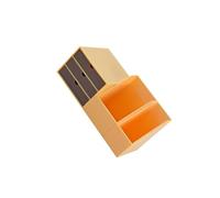 QUXVUIS Étagère de Rangement Miniature Interactive pour Maison de poupée : Un Moyen ludique pour Les Enfants d'apprendre à s'organiser Tout en créant des , Jaune , 3.7 x 5.3 x 4.6 cm