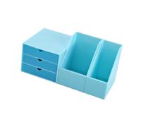 QUXVUIS Étagère de Rangement Miniature Interactive pour Maison de poupée : Un Moyen ludique pour Les Enfants d'apprendre à s'organiser Tout en créant des , Bleu , 3.7 x 5.3 x 4.6 cm