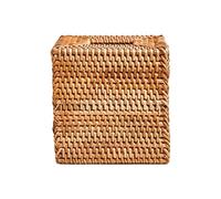 QUXVUIS Étui à mouchoirs en papier élégant, couvercle de boîte à mouchoirs en rotin artisanal, adapté toutes les pièces, alliant fonctionnalité et élégance.