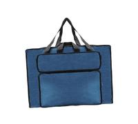 QUXVUIS Étui de Rangement Portable en Nylon imperméable pour Artistes, doté de Multiples Poches pour pinceaux, et matériel de Dessin. Idéal pour la, Bleu