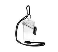 QUXVUIS Étui Porte-Badge étanche Indispensable avec Cordon pour Garder Vos Cartes d'identité et Vos clés en sécurité Lors de Sorties Surf, Natation et Camping. Comprend Un