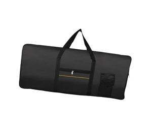 QUXVUIS Étui pour clavier portable avec poignée et solutions de rangement pour claviers à 88 touches, conçu pour les musiciens actifs en mouvement, sac de transport pour
