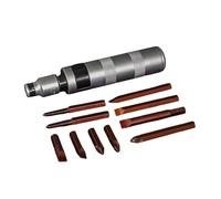 QUXVUIS Extracteur de vis cassées à ressort interne, portable et avec visseuse à percussion, poignée antidérapante, pour tous vos besoins en bricolage. Extracteur de vis professionnel et robuste pour