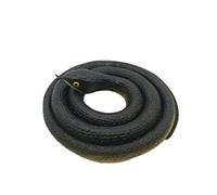 QUXVUIS Faux Serpents Nouveauté Jouets avec Un Design Réaliste Totalement Bizarre Farces Faveurs Animaux Fournitures Halloween Décoration, 80cm Cyan Noir 1