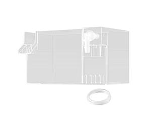 QUXVUIS Filtre d'aquarium à Technologie d'élimination Efficace des déchets. Élimine Les impuretés. Boîtier de Filtration Suspendu pour Petits Aquariums. Garde l'aquarium, Clair, 18 x 10.5 x 10 cm